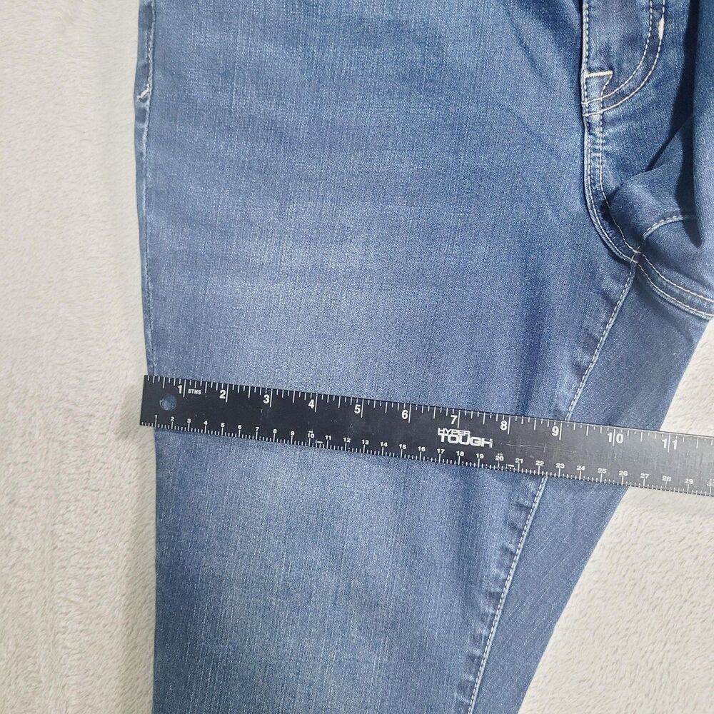 Tommy Bahama High Rise Ankle Skinny Jeans Womens 12 Blue Med Wash Stretch Denim - Picture 7 of 11